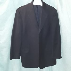 Super 100's Tessiltrano navy wool blazer